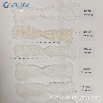 STOCK RAW WHITE YARN for Sewing